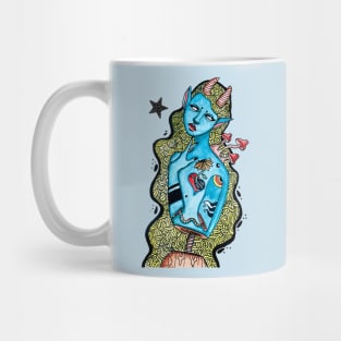 Blue Alien Mug